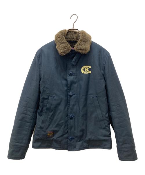 ROTAR（ローター）ROTAR (ローター) Back satin Deck JKT ネイビー サイズ:Mの古着・服飾アイテム