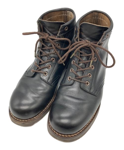 ROLLING DUB TRIO（ローリングダブトリオ）ROLLING DUB TRIO (ローリングダブトリオ) COUPEN7ワークブーツ ブラック サイズ:７ｈの古着・服飾アイテム