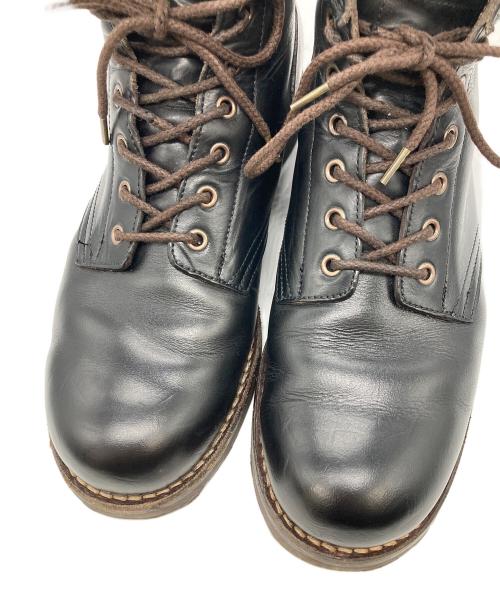 ROLLING DUB TRIO（ローリングダブトリオ）ROLLING DUB TRIO (ローリングダブトリオ) COUPEN7ワークブーツ ブラック サイズ:７ｈの古着・服飾アイテム