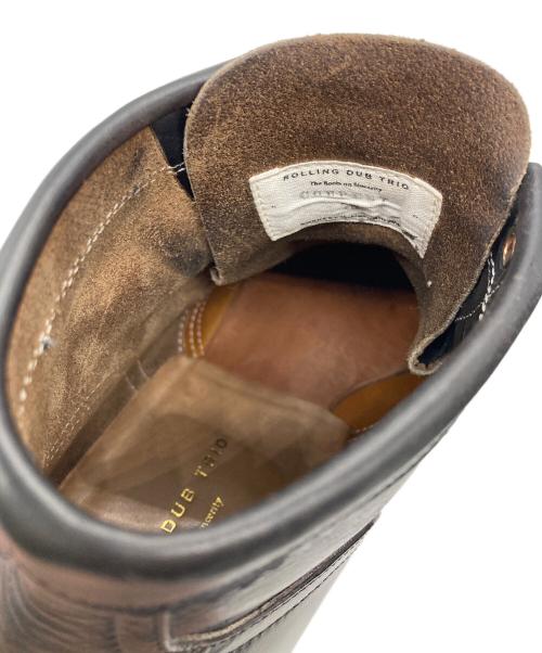 ROLLING DUB TRIO（ローリングダブトリオ）ROLLING DUB TRIO (ローリングダブトリオ) COUPEN7ワークブーツ ブラック サイズ:７ｈの古着・服飾アイテム