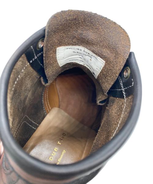 ROLLING DUB TRIO（ローリングダブトリオ）ROLLING DUB TRIO (ローリングダブトリオ) COUPEN7ワークブーツ ブラック サイズ:７ｈの古着・服飾アイテム