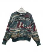 MEEROO.）の古着「豪州製3Dニット」｜グリーン