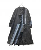 As know as olacaアズノウアズ オオラカ）の古着「フリルレース切替ワンピース」｜ブラック