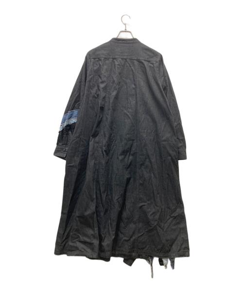 As know as olaca（アズノウアズ オオラカ）As know as olaca (アズノウアズ オオラカ) フリルレース切替ワンピース ブラック サイズ:3の古着・服飾アイテム