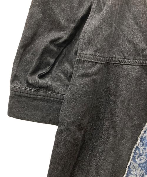 As know as olaca（アズノウアズ オオラカ）As know as olaca (アズノウアズ オオラカ) フリルレース切替ワンピース ブラック サイズ:3の古着・服飾アイテム