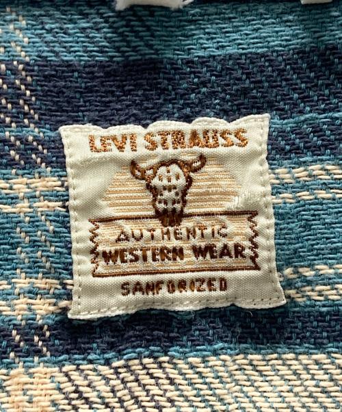LEVI'S VINTAGE CLOTHING（リーバイス ビンテージ クロージング）LEVI'S VINTAGE CLOTHING (リーバイス ビンテージ クロージング) チェックネルシャツ ブルー サイズ:Sの古着・服飾アイテム