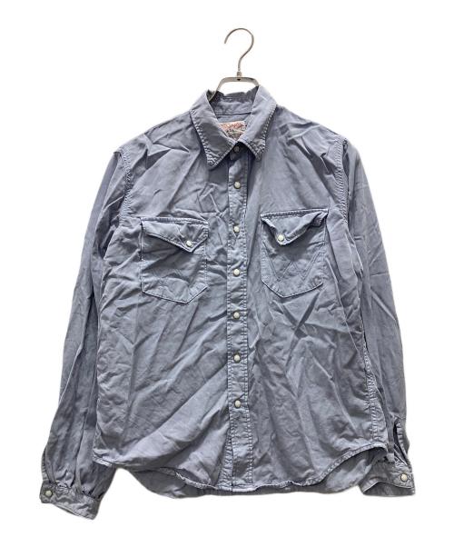 Wrangler（ラングラー）Wrangler (ラングラー) Ron Herman (ロンハーマン) ウエスタンシャツ インディゴ サイズ:Sの古着・服飾アイテム