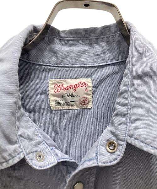 Wrangler（ラングラー）Wrangler (ラングラー) Ron Herman (ロンハーマン) ウエスタンシャツ インディゴ サイズ:Sの古着・服飾アイテム