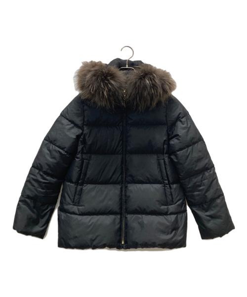 nano・universe（ナノ・ユニバース）nano・universe (ナノ・ユニバース) 西川ダウンジャケット ブラック サイズ:36の古着・服飾アイテム