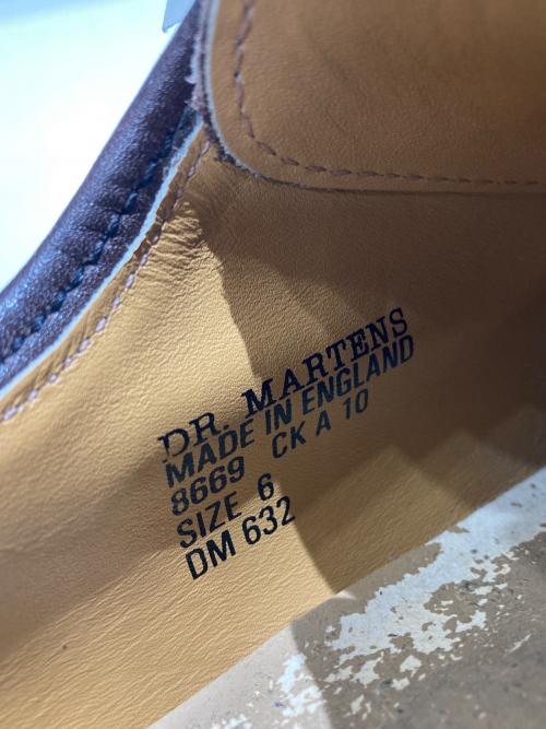 Dr.Martens（ドクターマーチン）Dr.Martens (ドクターマーチン) ヒールモカシンシューズ ブラウン サイズ:6の古着・服飾アイテム