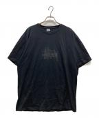 stussyステューシー）の古着「ロゴプリントTシャツ」｜ブラック