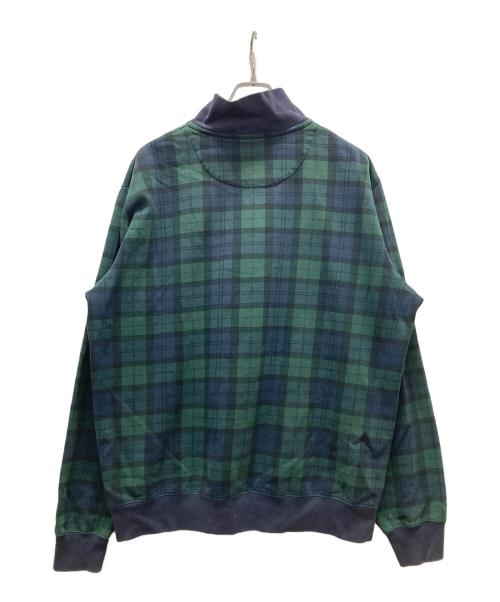 POLO RALPH LAUREN（ポロ・ラルフローレン）POLO RALPH LAUREN (ポロ・ラルフローレン) ハーフジップスウェット グリーン サイズ:LLの古着・服飾アイテム