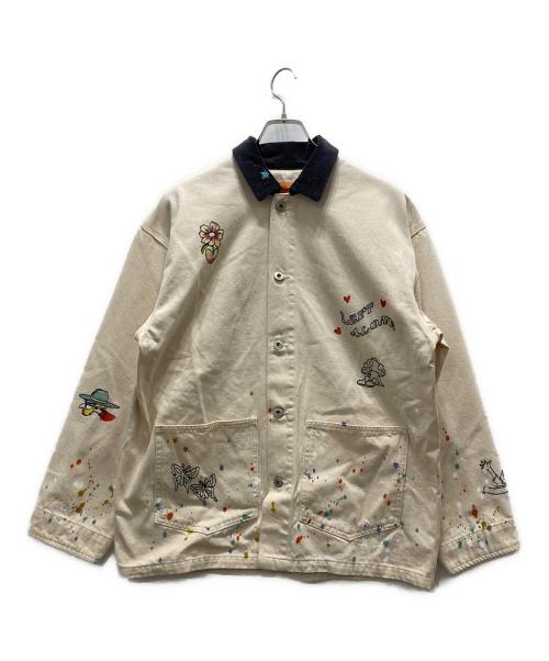 Left Alone（レフトアローン）Left Alone (レフトアローン) カバーオール アイボリー サイズ:Lの古着・服飾アイテム