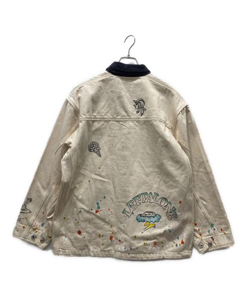 Left Alone（レフトアローン）Left Alone (レフトアローン) カバーオール アイボリー サイズ:Lの古着・服飾アイテム