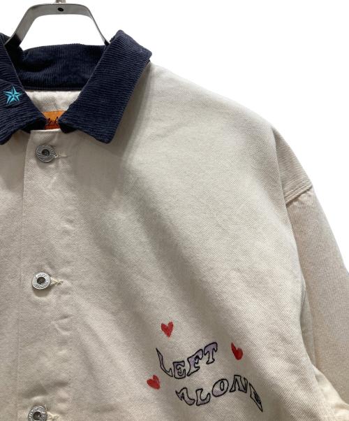 Left Alone（レフトアローン）Left Alone (レフトアローン) カバーオール アイボリー サイズ:Lの古着・服飾アイテム