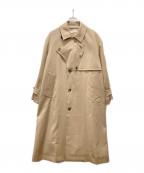 taupeトープ）の古着「テトロンウールモーターサイクルコート/Tetron Wool Motor Cycle Coat」｜ベージュ