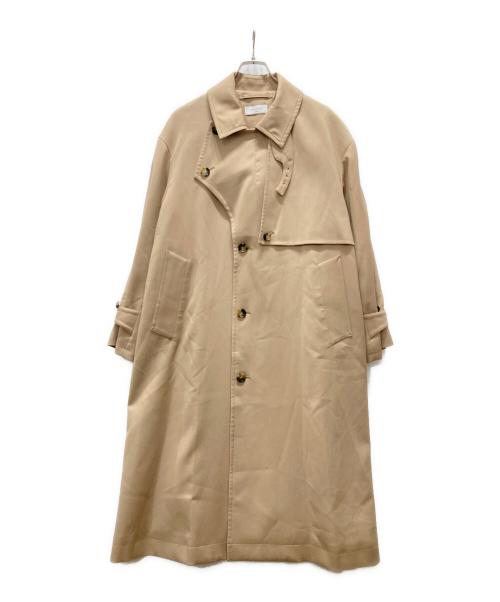 taupe（トープ）TAUPE (トープ) テトロンウールモーターサイクルコート/Tetron Wool Motor Cycle Coat ベージュ サイズ:01の古着・服飾アイテム