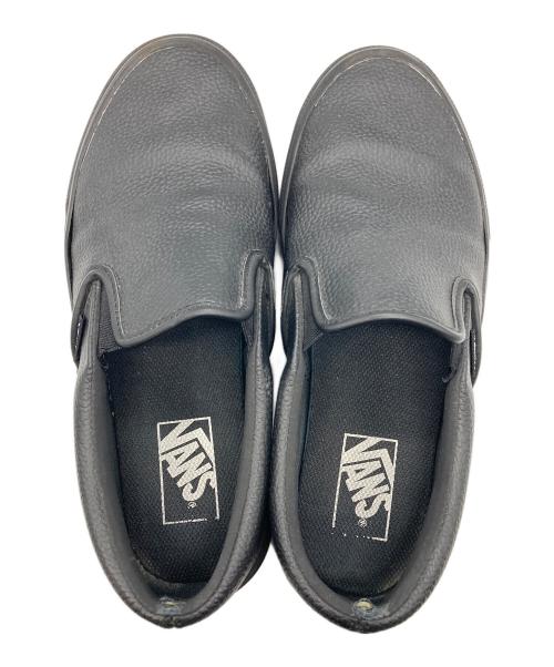 VANS（ヴァンズ）VANS (ヴァンズ) SLIP ON V98CF LEA ブラック サイズ:26.5の古着・服飾アイテム