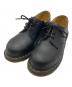 Dr.Martens（ドクターマーチン）の古着「スチールトゥ3ホールシューズ」｜ブラック