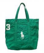 POLO RALPH LAURENポロ・ラルフローレン）の古着「トートバッグ」｜グリーン