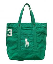 POLO RALPH LAUREN（ポロ・ラルフローレン）の古着「トートバッグ」｜グリーン