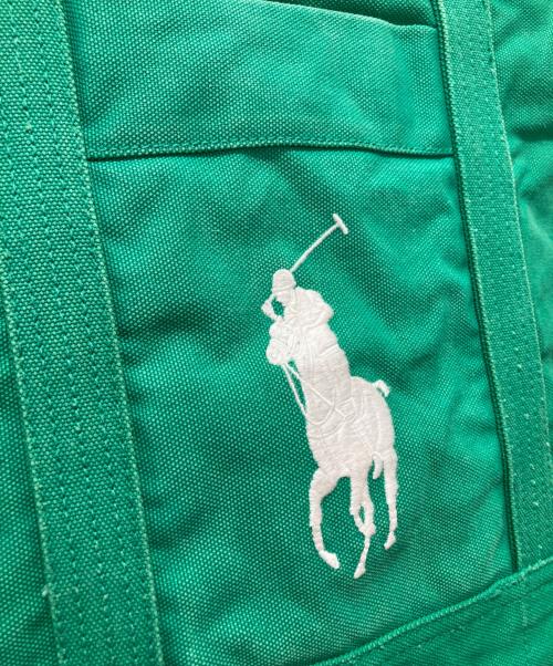 POLO RALPH LAUREN（ポロ・ラルフローレン）POLO RALPH LAUREN (ポロ・ラルフローレン) トートバッグ グリーンの古着・服飾アイテム