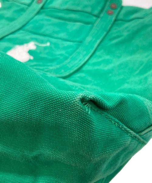 POLO RALPH LAUREN（ポロ・ラルフローレン）POLO RALPH LAUREN (ポロ・ラルフローレン) トートバッグ グリーンの古着・服飾アイテム