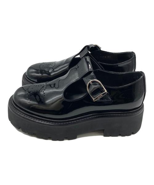 CELINE（セリーヌ）CELINE (セリーヌ) トリオンフパテントレザーシューズ ブラック サイズ:35の古着・服飾アイテム