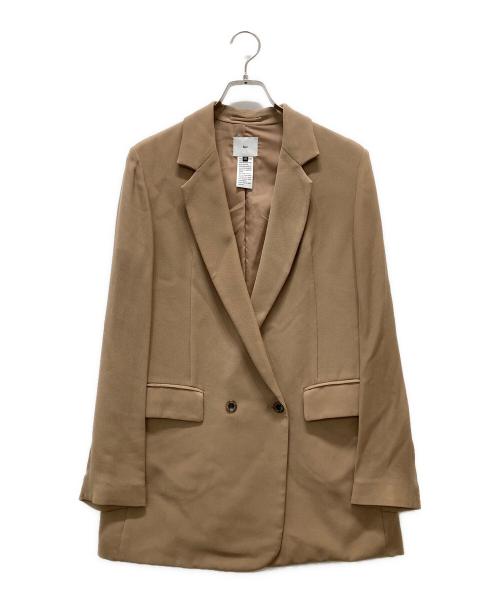 Sov.（ソブ）Sov. (ソブ) スリーブ切替テーラードジャケット ベージュ サイズ:38の古着・服飾アイテム