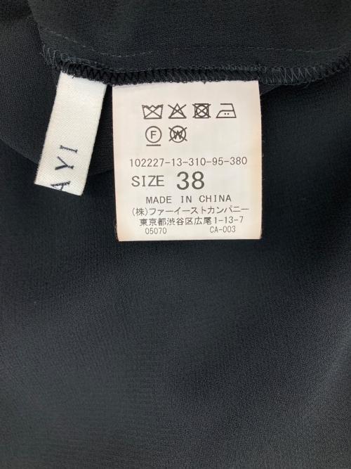 ANAYI（アナイ）ANAYI (アナイ) シアーブラウス ブラック サイズ:38の古着・服飾アイテム