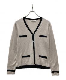 'S Max Mara（エスマックスマーラ）の古着「"KENYA" Vネック カーディガン」｜ベージュ