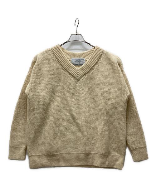 oldderby Knitwear（オールドダービーニットウェア）oldderby Knitwear (オールドダービーニットウェア) 英国製ハンドニット ホワイト サイズ:記載なしの古着・服飾アイテム