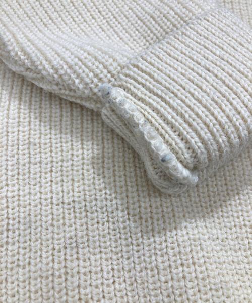 oldderby Knitwear（オールドダービーニットウェア）oldderby Knitwear (オールドダービーニットウェア) 英国製ハンドニット ホワイト サイズ:記載なしの古着・服飾アイテム