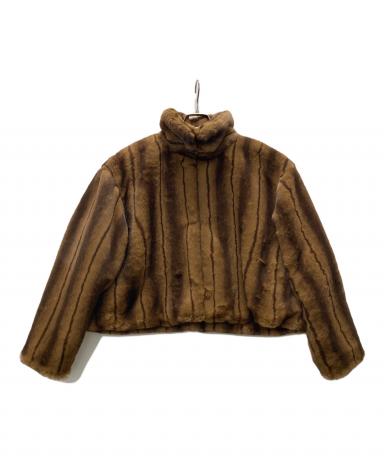 中古・古着通販】moussy (マウジー) FAUX FUR STAND COLLAR ジャケット
