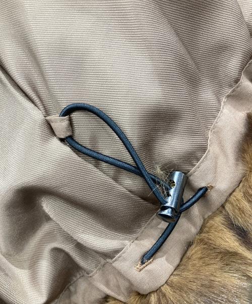 moussy（マウジー）moussy (マウジー) FAUX FUR STAND COLLAR ジャケット ブラウン サイズ:Fの古着・服飾アイテム