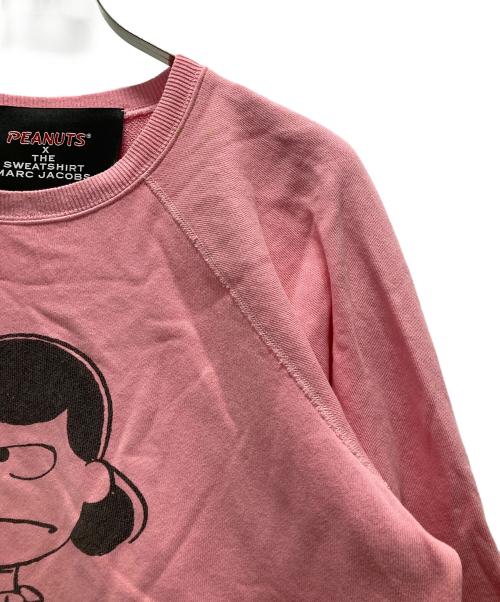 MARC JACOBS（マークジェイコブズ）MARC JACOBS (マークジェイコブズ) PEANUTS (ピーナッツ) LUCY プリントスウェット ピンク サイズ:Mの古着・服飾アイテム