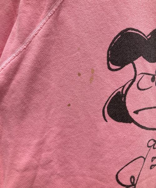 MARC JACOBS（マークジェイコブズ）MARC JACOBS (マークジェイコブズ) PEANUTS (ピーナッツ) LUCY プリントスウェット ピンク サイズ:Mの古着・服飾アイテム