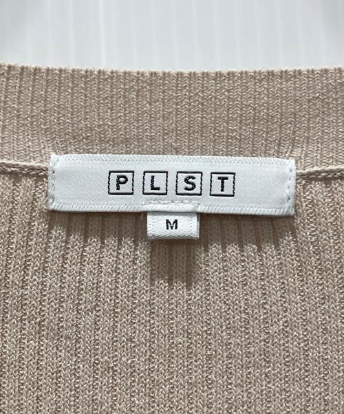 PLST（プラステ）PLST (プラステ) ロングカーディガン ベージュ サイズ:Mの古着・服飾アイテム