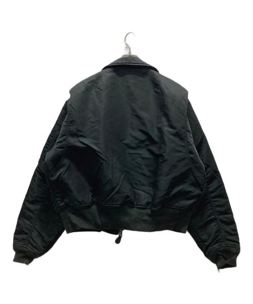 Schott（ショット）Schott (ショット) CWU-R フライトジャケット ブラック サイズ:LARGEの古着・服飾アイテム