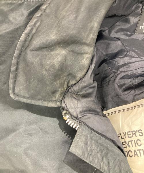 Schott（ショット）Schott (ショット) CWU-R フライトジャケット ブラック サイズ:LARGEの古着・服飾アイテム