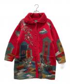 SIROGOJNOシロゴイノ）の古着「シロゴイノ ニットコート」｜レッド