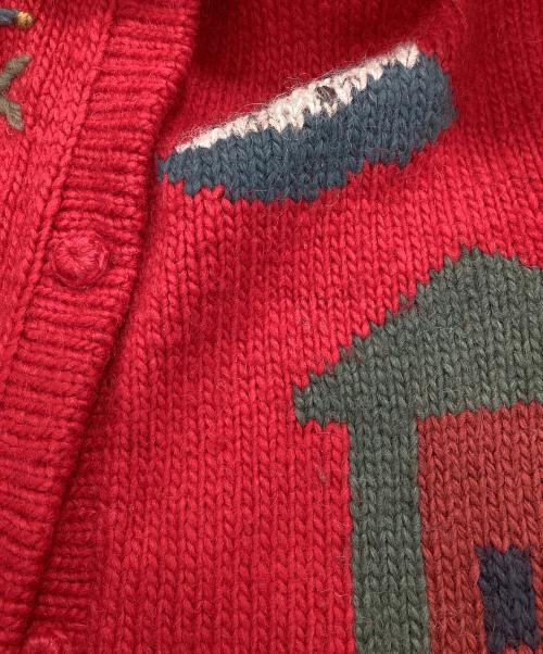 SIROGOJNO（シロゴイノ）SIROGOJNO (シロゴイノ) シロゴイノ ニットコート レッド サイズ:Sの古着・服飾アイテム