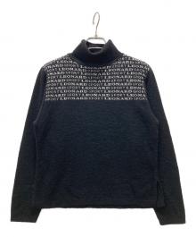 LEONARD SPORT（レオナール スポーツ）の古着「ハイネックニット」｜ブラック