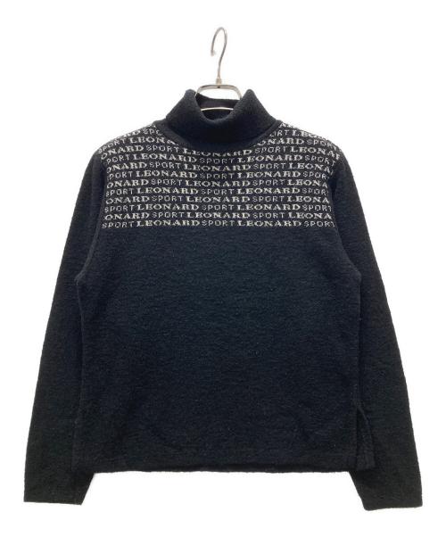 LEONARD SPORT（レオナール スポーツ）LEONARD SPORT (レオナール スポーツ) ハイネックニット ブラック サイズ:Mの古着・服飾アイテム