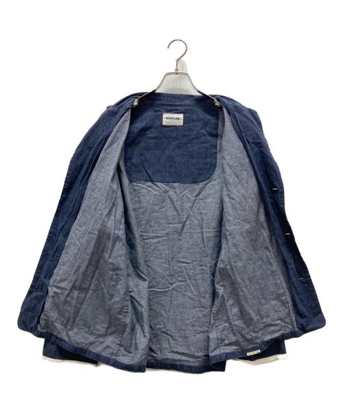 NOWHAW（ノウハウ）NOWHAW (ノウハウ) デニムパジャマジャケット ブルー サイズ:2の古着・服飾アイテム