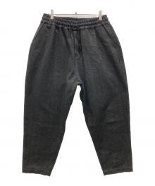 WHITE MOUNTAINEERING（ホワイトマウンテ二アニング）の古着「テーパードサルエルパンツ」｜グレー