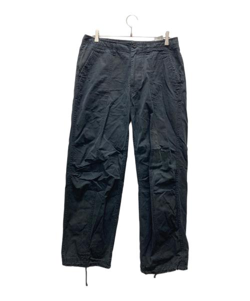 EMPORIO ARMANI（エンポリオアルマーニ）EMPORIO ARMANI (エンポリオアルマーニ) テーパードパンツ ブラック サイズ:50の古着・服飾アイテム