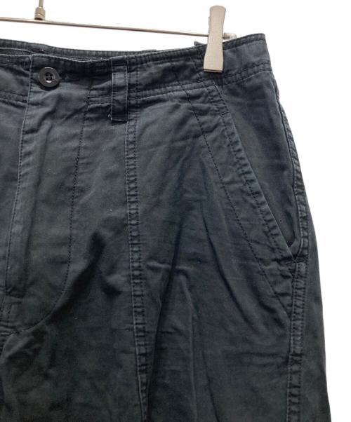 EMPORIO ARMANI（エンポリオアルマーニ）EMPORIO ARMANI (エンポリオアルマーニ) テーパードパンツ ブラック サイズ:50の古着・服飾アイテム