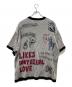 MAISON SPECIAL (メゾンスペシャル) Prime-Over RAKUGAKI Short Sleeve Crew Neck Knit T-Shirt グレー サイズ:1：9000円