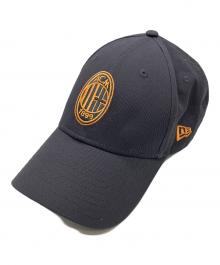 New Era×A.C.Milan（ニューエラ×エーシーミラン）の古着「キャップ」｜グレー
